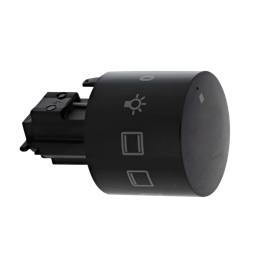 knob, function, black, 9+0
