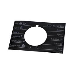 programme plate,knob,adhesive,SV