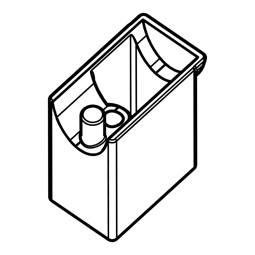 ADAPTER,TÜRGRIFF,ROSTFREI