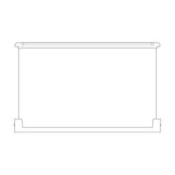 clayette en verre, ensemble, 520x320mm