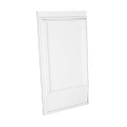 Montering av hvit kjøleskapsdør - 116x595mm
