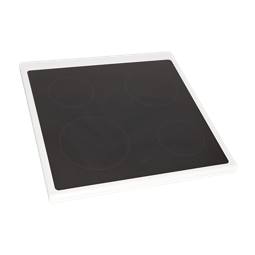 cooking top with frame,white,596x600mm