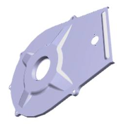 fixing bracket, main motor, front,