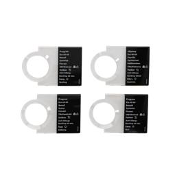 programme plate,knob,adhesive,DA,NO,FI,SV