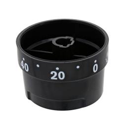 knob, timer, black, 0-120