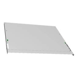 door outer panel, inox, insulating mat, [590x501mm]