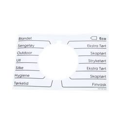 programme plate,knob,adhesive,NO