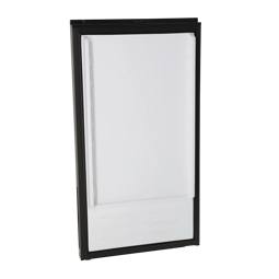 refrigerator door, assembly, black, 1122x595mm