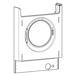 panel frontal, blanco
