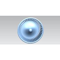 fan wheel, back, assembly, PBA, 58.2mm
