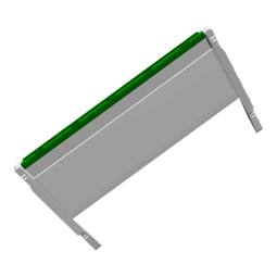 clayette en verre, assemblage, pliant, 459x293mm
