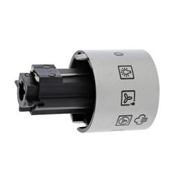 KNEBEL,FUNKTIONEN,INOX,9+0