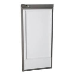 refrigerator door, assembly, inox, 1206x595