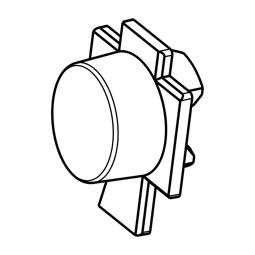 push button, white