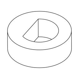 spacer, knob