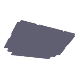 Abdeckblende, Boden