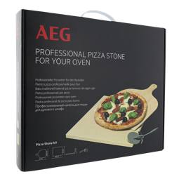 Pizzasteen set - 38 x 33 x 1,5 cm