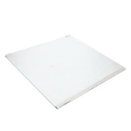 glazen plank, kompleet, stop, 405x385mm