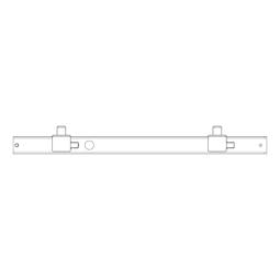 geleidingsrail, set, rechts, L=350mm
