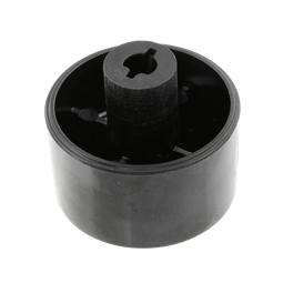 Black Hob Control Knob