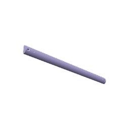 door handle, black, 482/460mm