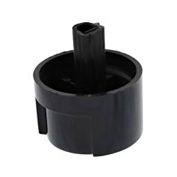 knob, gas, black