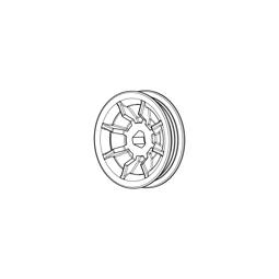 remskiva, motor, with screw, PBA
