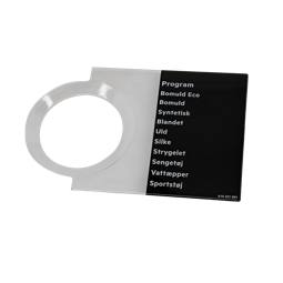 programme plate,knob,adhesive,DA