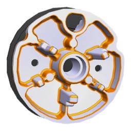 assembly, crown, burner top