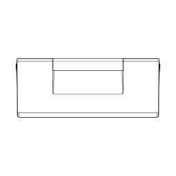 DOOS VRIEZER,KOMPLEET,NEUTRAAL, 402x165mm