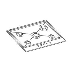 work top,inox,Electrolux,744x510mm