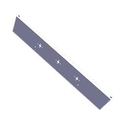 BEDIENBLENDE,INOX,60CM,2K,ANAL