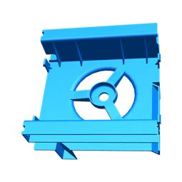 wspornik, wentylator, DAC 1.1