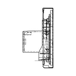 BEDIENBLENDE,INOX,60CM, SET, 2