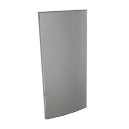Porte réfrigérateur,inox,544x1
