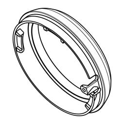 Couvercle,raccord tube