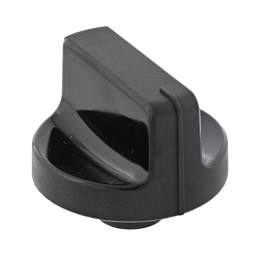 knop, gas, zwart,