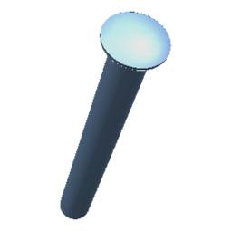 shaft, roller, foot, d6x51.9mm