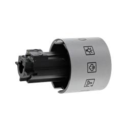 KNEBEL,FUNKTIONEN,INOX,9+0