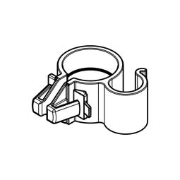 Rohrhalter,geschlossen,Rückwand