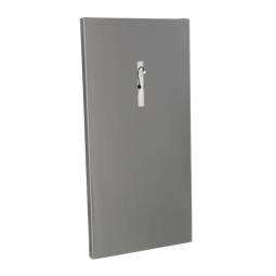 refrigerator door, assembly, inox, 1260x595