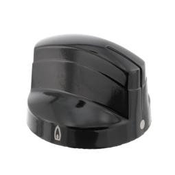 Black Gas Hob Control Knob
