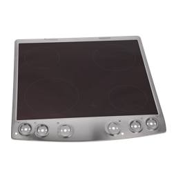 cooking top with frame, inox, 60cm