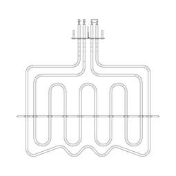 Resistenza superiore per forno - 230V,1800/1200W