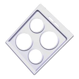 knob, thermostat, white