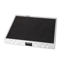 cooking top with frame, white, Husqvarna Electrolux, 696x597.8mm
