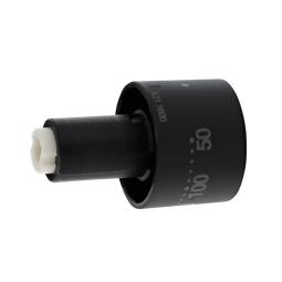 knob, thermostat, black, 0-275
