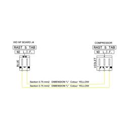 harness,Compressor,drying,PCB,J4,1470mm