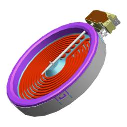 Strahlungsheizer,140mm, 400V, 1200W
