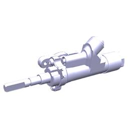 grifo gas, horno, negro